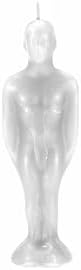 Male Image Candle White
