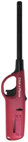 Click n Flame Utility Lighter 4-Pack - Wind Resistant Flexible Shaft Multi Purpose Lighter for BBQ, Kitchen, Candle, Fireplace, Grill
