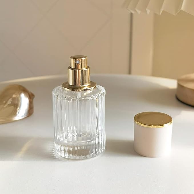 Perfume Sub-bottling 50ml Glass Spray Cosmetic Replacement BottleS Large Capacity Empty Bottle (50ml)