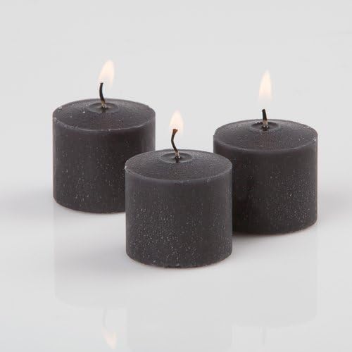 Set of 24 Richland® Votive Candles Black Unscented
