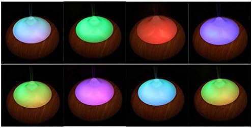 Air Diffuser 02K(BR) Ultrasonic Aromatherapy Diffuser for Essential Oils Air Atomizer, Dark Wood-Grain