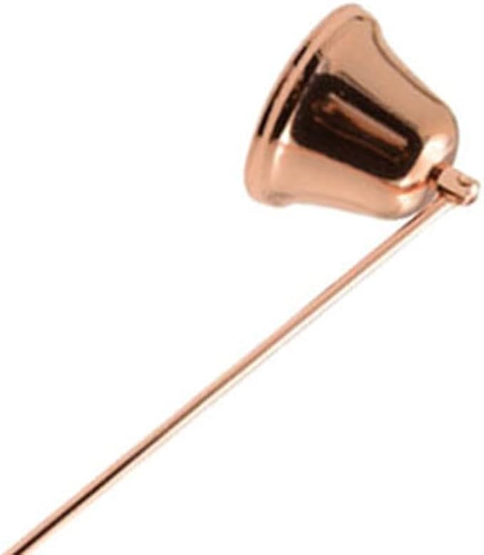 Rose Gold/Gold/Silver Stainless Steel Candle Cover Durable Reusable Exquisite Candle Snuffer Portable Wick Protector(Rose Gold)