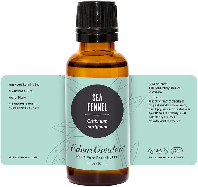 Edens Garden Sea Fennel Essential Oil- 100% Pure Premium Grade, Undiluted, Natural, Therapeutic, Aromatherapy, The Best for Diffuser, Skin, Face, Hair 30 ml (1 fl oz)