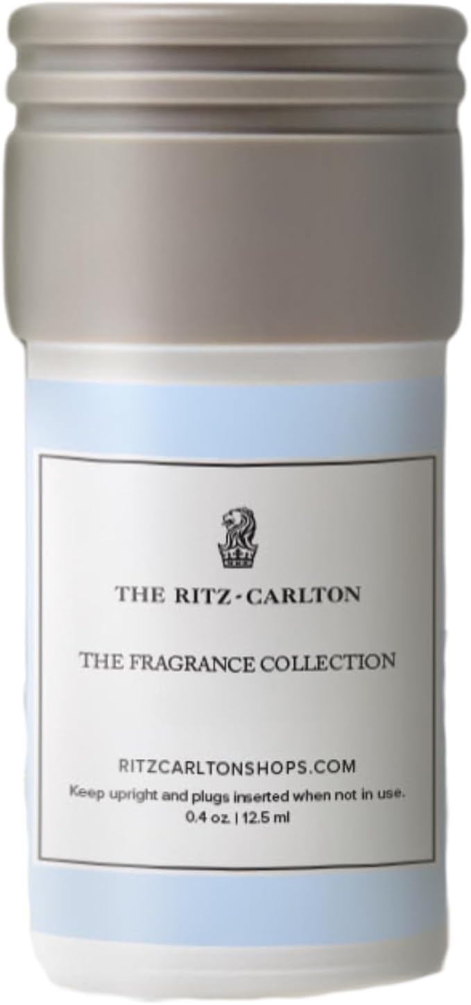 The Ritz-Carlton Mini Home Diffuser & Fragrance Refill - Plug in Wall Diffuser - Luxury Hotel Collection - Scent Notes of Citrus, Tart Rhubarb, Sweet Melon, and Blonde Wood - Citrus Zest