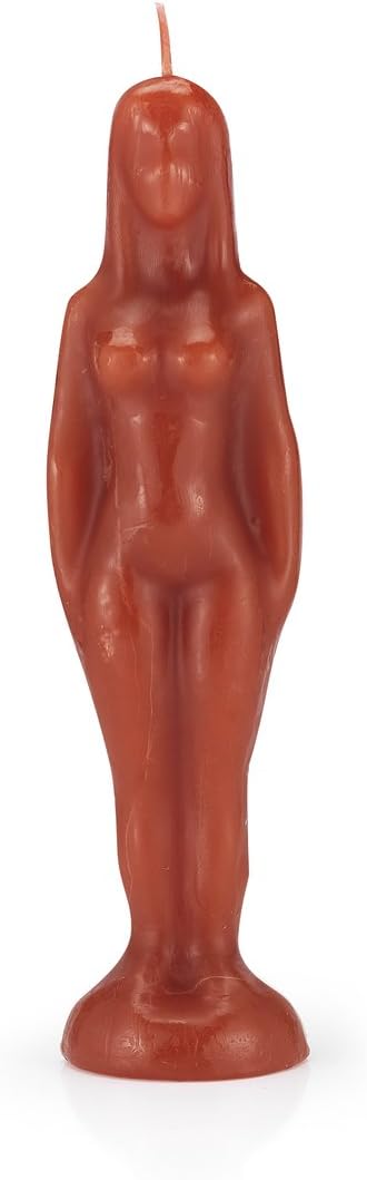 Female Image Figure Candle for Love Attraction Desire Spell-Casting Witchcraft Wishing Manifestation Spiritual Healing Magical Positive Energy Protection Blessing Ritual Wish Candles, Red