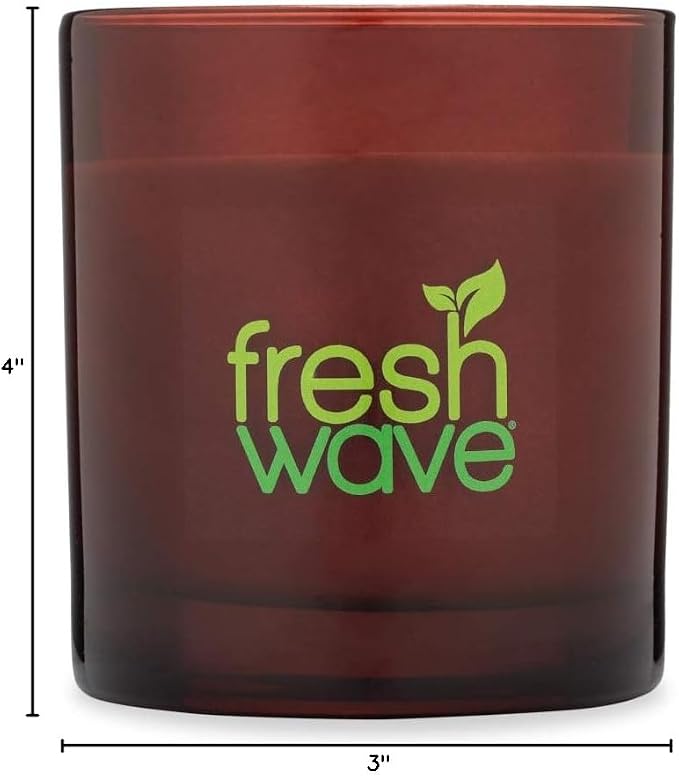 Fresh Wave Odor Removing Candle, 7 oz. | Safer Odor Relief | Burns at Least 30 Hours | Natural Plant-Based Odor Eliminator | Odor Absorbers for Home | Clean-Burning Soy