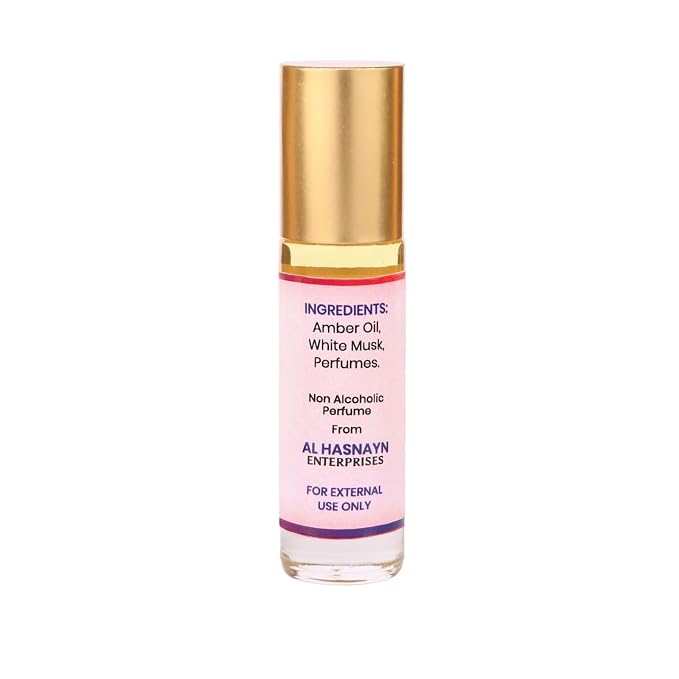 Amber Perfume Oil Roll-On - Alcohol Free Perfumes for Men and Women by AL HASNAYN 6ML 0.20fl oz