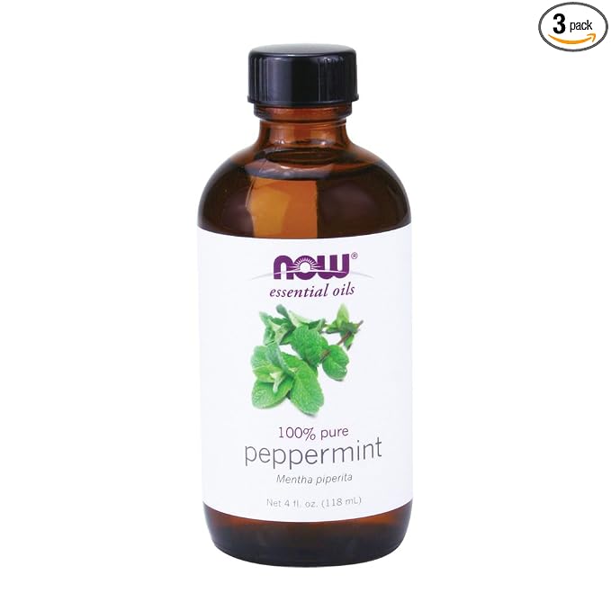 Peppermint Oil 100% Pure & Natural - 4 oz. (Three Pack)