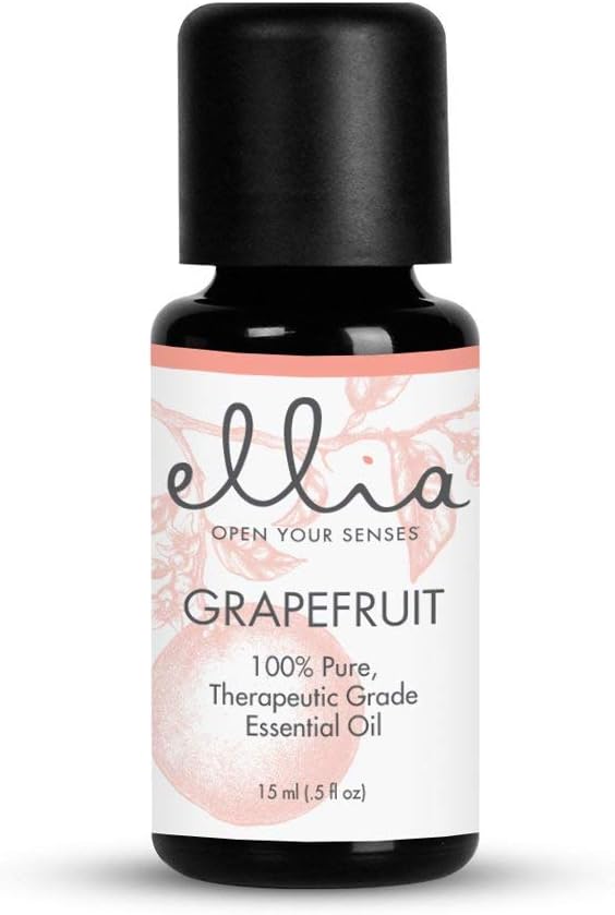 Ellia Aromatherapy Essential Oil 15ml, 100% Pure, Therapeutic Grade Grapefruit