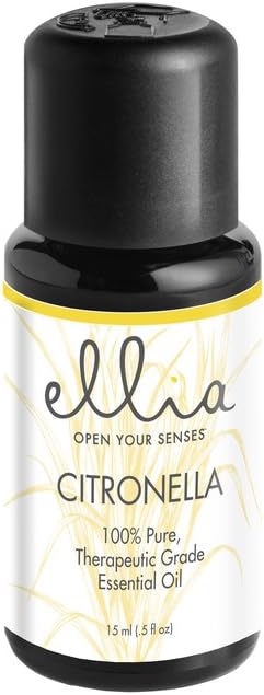 ellia Aromatherapy Therapeutic Grade Citronella Essential Oil for a Diffuser
