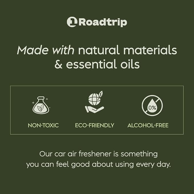 Scented Car Air Freshener - Long Lasting Essential Oil Diffuser - Car Accessories for Men & Women - Pack of 2 Non-Toxic Car Air Freshener - 0.27FL OZ/8ML (Grove 8ml)