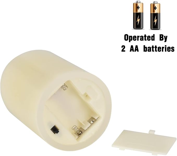 Vinkor Flameless Candles Battery Operated Candles Real Wax Pillar LED Candles with 10-Key Remote and Cycling 24 Hours Timer (Ivory Set of 12 (D: 3" x H: 4"))