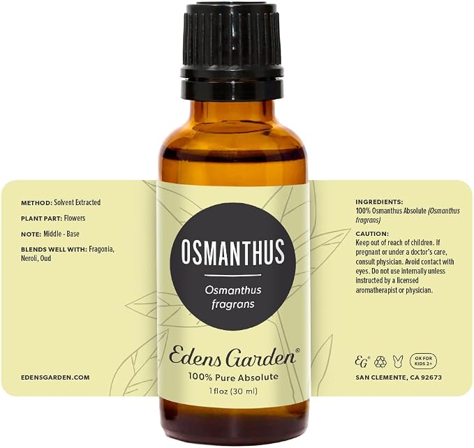 Edens Garden Osmanthus Essential Oil- 100% Pure Premium Grade, Undiluted, Natural, Therapeutic, Aromatherapy, The Best for Diffuser, Skin, Face, Hair 30 ml (1 fl oz)