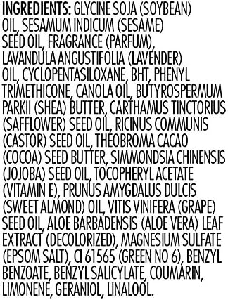 Dr Teal's Moisturizing Bath and Body Oil, Soothe & Sleep with Lavender Essential Oil, 8.8 fl oz