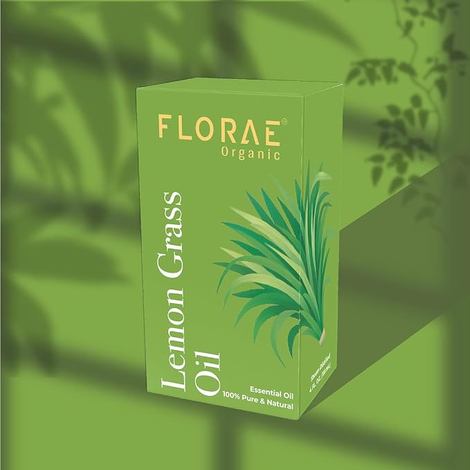 Lemongrass Essential Oil 4 Fl Oz – 100% Pure and Natural Lemongrass Oil for Diffuser and Aromatherapy, Skin, Massage, Candle and Soap Making Fragrance with Premium Glass Dropper