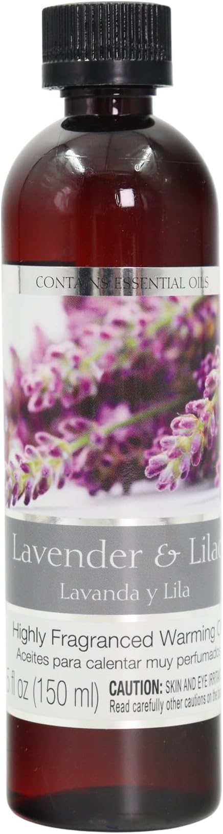 Hosley Lavender Lilac Fragrance Warming Oils, Set of 2, 5oz Each. Ideal Gift for Weddings, spa, Reiki, Meditation, Bathroom Settings.P1