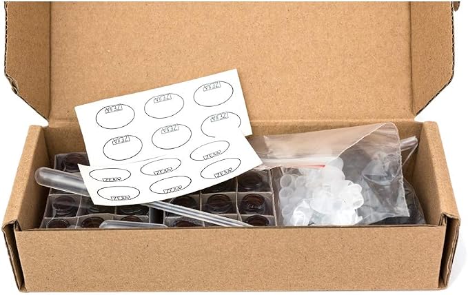 2ML Essential Oil Roller Bottles, 24 Pack Amber roller bottles for oils, Mini Glass Roll on Bottles with Stainless Steel Roller Balls&2 Droppers