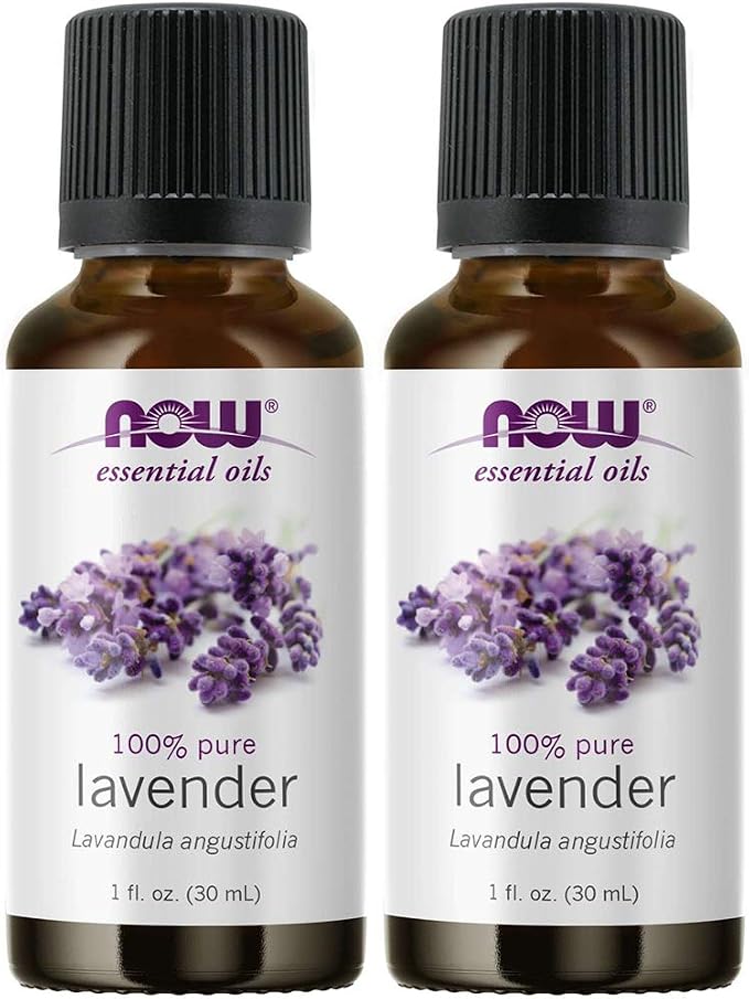 NOW Foods Lavender Oil, 1 Fluid Ounce (2 Pack)
