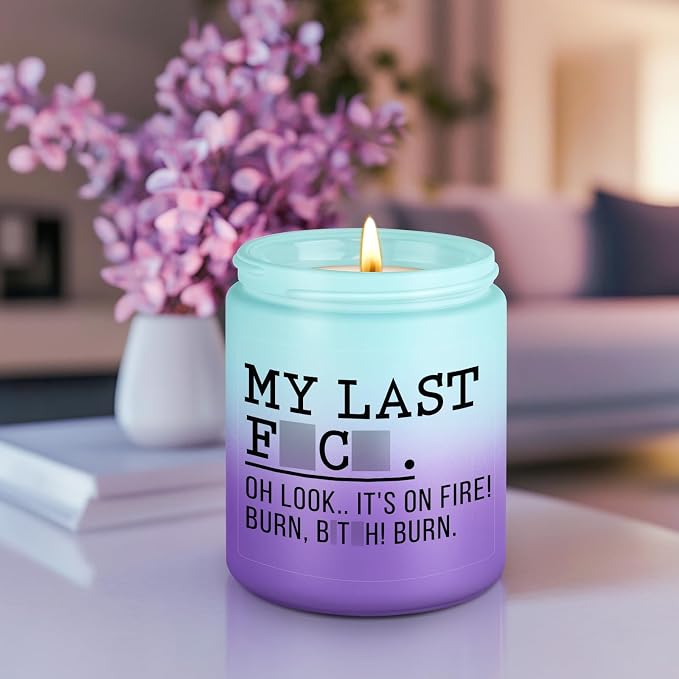 Fairy's Gift Candles, Cool Presents, Funny Relaxation Gifts for Women Men Mom Coworker Friend Boss - Cool Birthday Fun Presents for Her - Mothers Day, Sarcastic Office Relaxing Gifts for Women Nerd