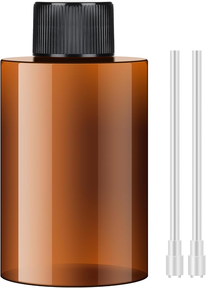 100 mL Diffuser Bottle Replacement for Waterless Diffusers, Refillable Fragrance Oil Container for Easy Scent Switching, 3.38 oz