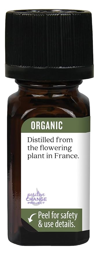 Aura Cacia Aromatherapy 100% Organic Essential Oil Clary Sage, 0.25 Oz