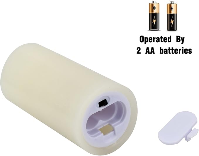 Vinkor Flameless Candles Battery Operated Candles Real Wax Pillar LED Candles with 10-Key Remote and Cycling 24 Hours Timer (Ivory 4" 5" 6" 7" 8" 9")
