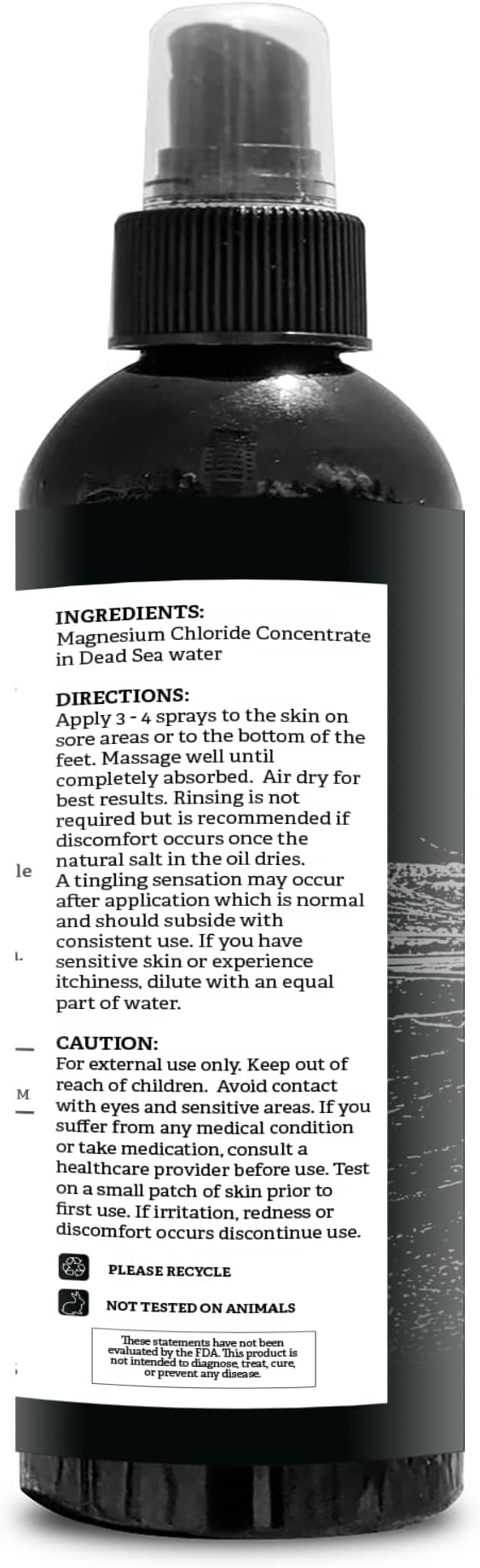 Aromasong Magnesium Spray - Extra Strength (23mg in Each Spritz) 8 Oz, Natural and Pure Magnesium Oil Spray - Made in The USA - for Leg Discomfort and Promotes a Calm Sleep