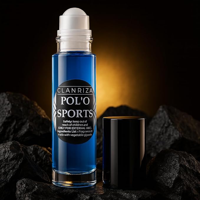 10ml Roll-On POL’O Sports Fragrance Body Oil for Men, Our Interpretation, Daily Wear Scent, Smooth Skin Application, Glass Bottle for Personal Use & Good for Gifts