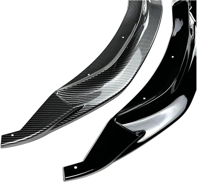 For Bmw F80 F82 F83 M3 M4 V Style 2015-2020 Front Bumper Splitter Lip Spoiler Car Diffuser Bodykits Cover Guard Protector Kits(Glossy black)