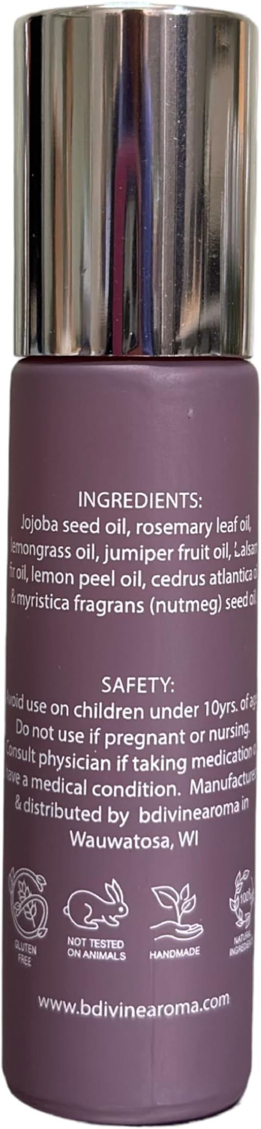 Essential Oil Roll-On – Natural Aromatherapy Blend in a Convenient Roller for Everyday Wellbeing (Relax)