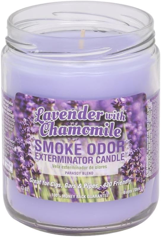 Lavender Chamomile Smoke Odor Exterminator Candle