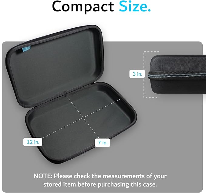 TUDIA EVA Travel Hard Storage Case for Mini Travel Size Hair Dryer/Hair Curler/Hot Air Brush Compatible with DYS0N, CONFU, INFINITI PRO, AINA, Conair, AINA, REVLON, Wavytalk, SHRATE and BaBylissPRO