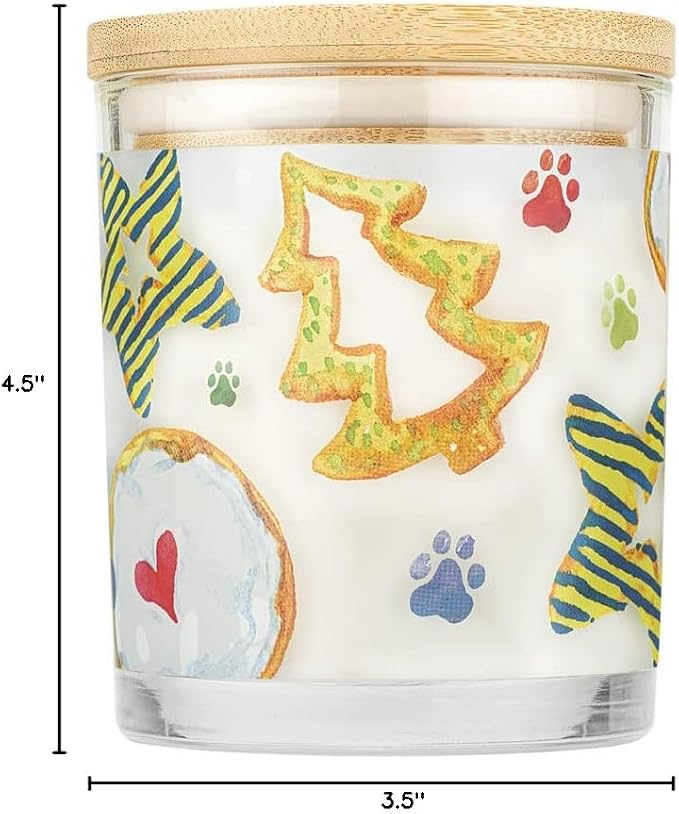 Pet House Pet Friendly Candle Plant Based Scented Candle Clean Burning, Long Lasting for Home, Sugar Cookies 2 Pack