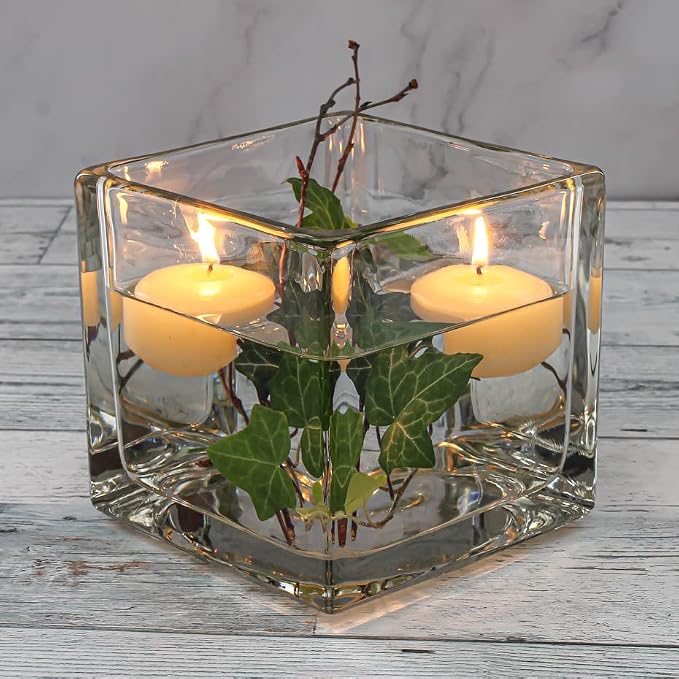 72 Ivory Richland Floating Candles 2"
