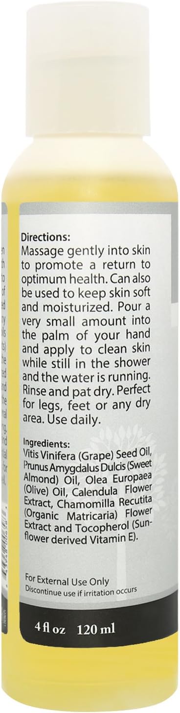 Plantlife Scent Free Massage Oil - Absorbs Deeply into the Skin and is Circulated Throughout, Providing Optimum Benefit to the Mind and Body - Made in California 4 oz
