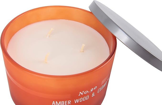 No. 90 Amber Wood & Cedar Jar Candle, 15 Ounces