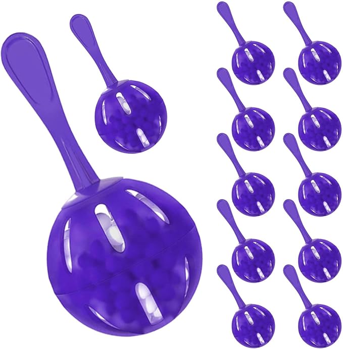 Top-Fill Humidifier Cleaner Ball, Tank Cleaning Cartridge, Purifies Water and Eliminates Mineral Build-up, 12 Pack, Purple