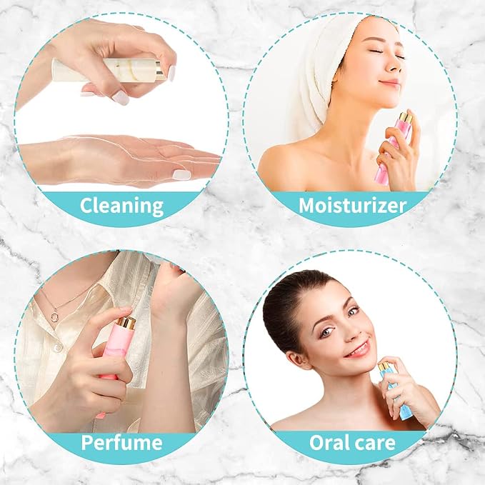 Vitog Perfume Travel Refillable Spray Bottle Atomizer Perfume Spray Mini Travel Bottle Pocket Empty Cologne Dispenser For Women Men