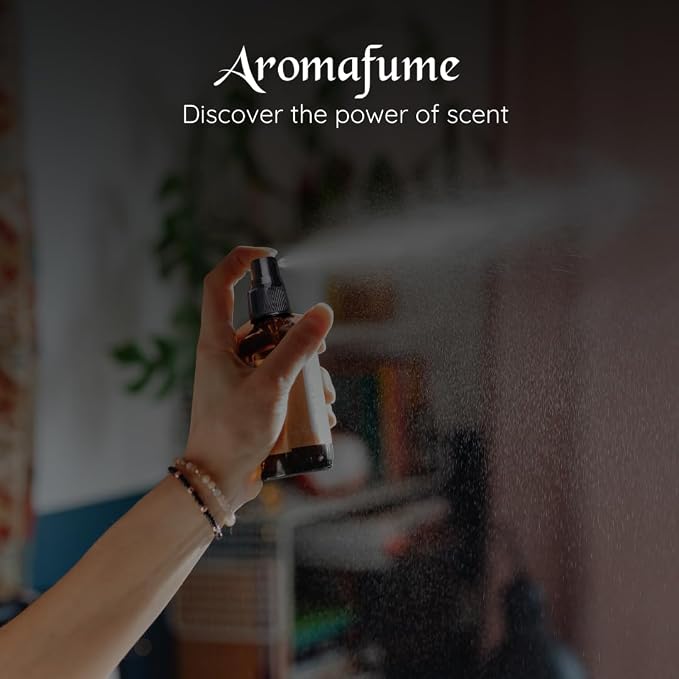 Peppermint Room, Linen & Pillow Spray by Aromafume | 100ml/3.38 fl oz | with Pure Peppermint Essential Oil | Aromatherapy Spray for Relaxation, Sleep & Stress Relief | Mist for Bedding, Fabrics