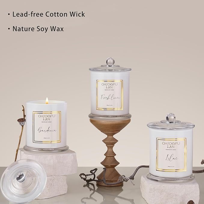 Vanilla Bomb Candle, Vanilla Scented Candles Gifts for Mothers Day, Gifts for Women & Men, Luxury Jar Candles, 70 Hours Long Burning, Natural Soy Candles for Home Scented, 10oz