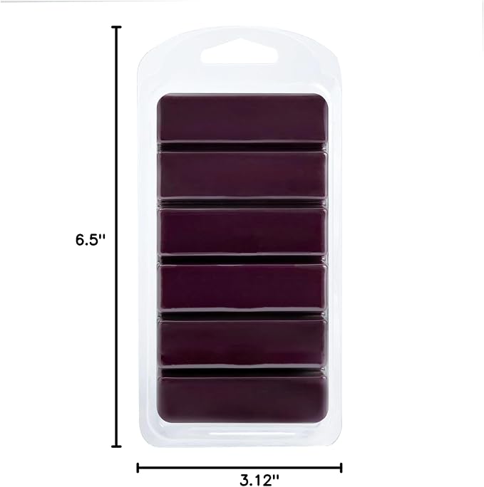 Colonial Candle Wild Mulberry Wax Melts, Wax Melt Warmer Cubes, Long Lasting Scented Wax Warmer Cubes, 4 Pack, 6 Cubes Each - Made in The USA