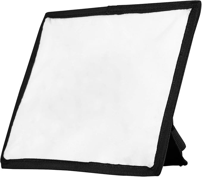 6x7 Mini Flash Diffuser Light Softbox | Universal Collapsible Mini On-Flash Softbox with Storage Pouch for Canon Nikon Sony Godox NEEWER Camera Flash and Speedlights