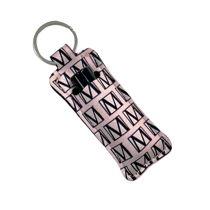 Moroccan Magic Lip Balm Holder Keychain with Organic Watermelon Lip Balm – Cute Chapstick Keychain Holder for Women, Lip Balm Sleeve, Lip Gloss Holder Accessory for Purse, Keys & Bags