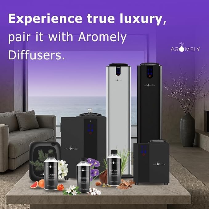 AROMELY Adventurous Diffuser Oil Blend | Luxury Home Fragrance Oil for Diffusers | Hotel-Inspired Signature Scent with Notes of Lemon, Grapefruit, Pink Pepper, Bergamot & Amberwood | 20ml