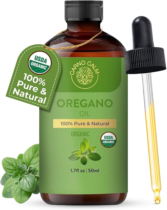 Oil of Oregano 50 ML – USDA Organic Oregano Oil | 60% Carvacrol & Thymoquinone | Plant Based Immune Support Provides Maintenance of Good Health - 1.7 fl oz