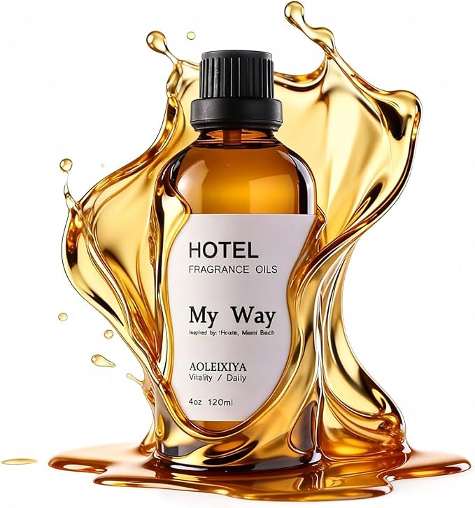 My Way Diffuser Oil Waterless Hotel Essential Oils for Diffusers for Home Inspired by The 1 Hotel Miami Scent - Premium Hotel Collection Diffuser Oil - 4 Fl Oz (Pack of 1)