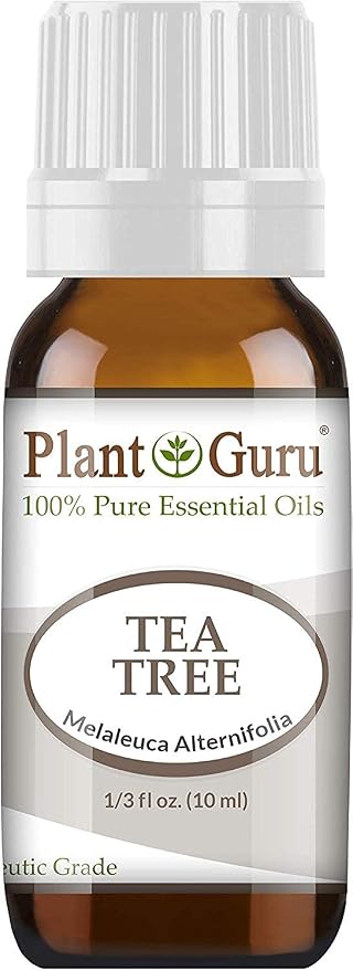 Tea Tree Essential Oil Set 10 ml. 2 Pack - 100% Pure Undiluted Therapeutic Grade Extract of Melaleuca Alternifolia for Skin, Body, Hair Growth, Scalp Dandruff, Acne, Aromatherapy Diffuser Humidifier