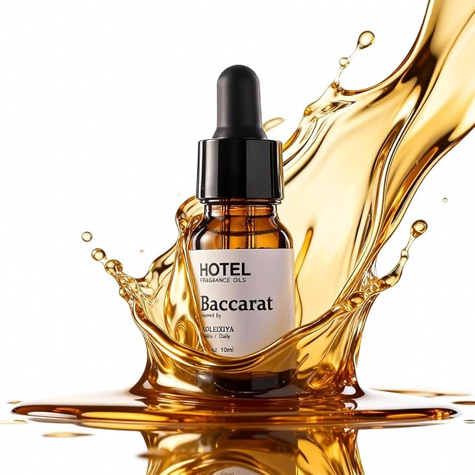 Hotel Essential Oils - Inspired by 5-Star Hotel Baccarat for Waterless Diffuser & Ultrasonic and Crafting for Ultrasonic and Crafting 0.34 Fl Oz (Pack of 1)