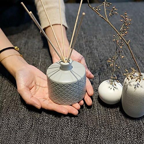 HOSSIAN 50pcs Reed Diffuser Sticks - Wood Rattan-Reed Sticks -Essential Oil Aroma Diffuser Sticks- Spa-Aromatherapy(7.5"/19cm) (Natural 10"/25cm)