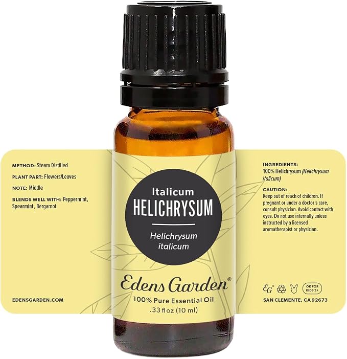 Edens Garden Helichrysum- Italicum Essential Oil- 100% Pure Premium Grade, Undiluted, Natural, Therapeutic, Aromatherapy, The Best for Diffuser, Skin, Face, Hair 10 ml (.33 fl oz)